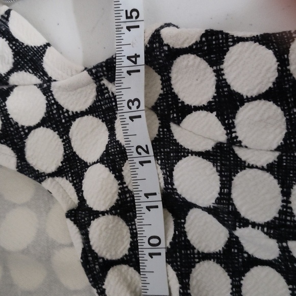 Anthropologie Postage Stamp blouse top small polka dots - Picture 4 of 6